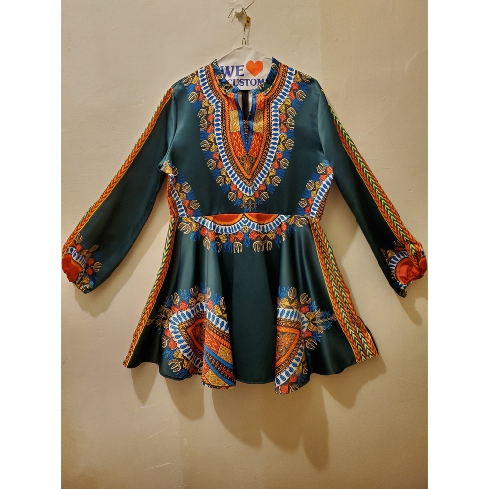 NWOT Dashiki printed dress